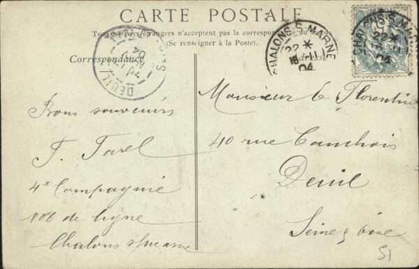 Chalons-en-Champagne Marne Jardin Allee Marronniers – Bild 2