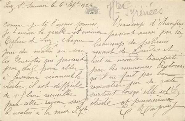 Luz-Saint-Sauveur Hautes Pyrenees Eglise Templiers – Bild 2