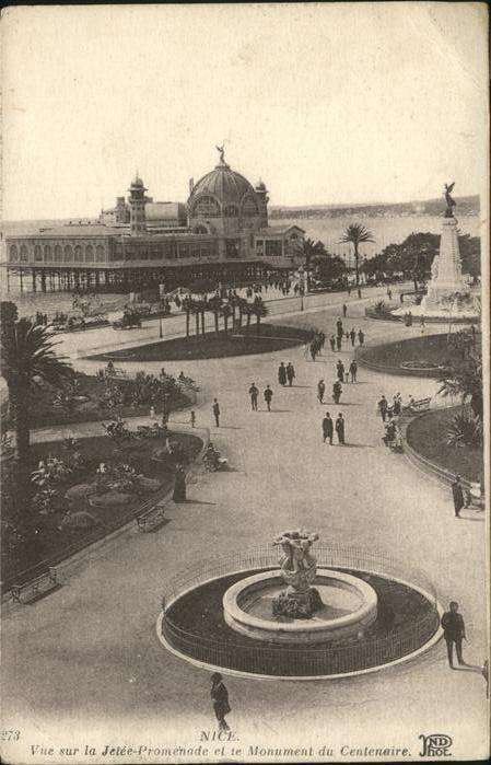 Nice Alpes Maritimes Jelee Promenade Monument Centenaire