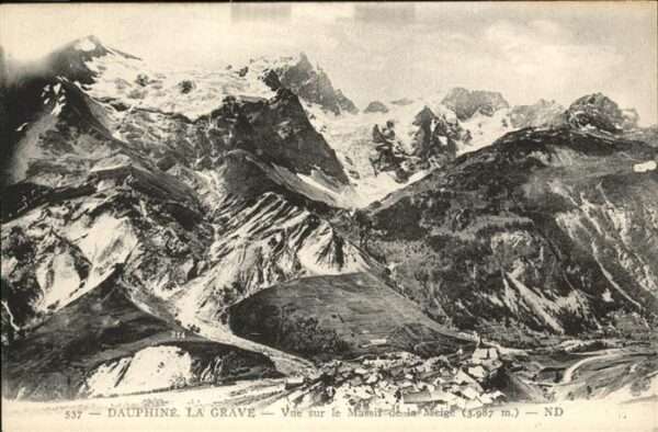 Dauphine La Grave  Massif de la Meige