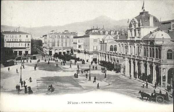 Nice Alpes Maritimes Casinc Municipal Kutsche