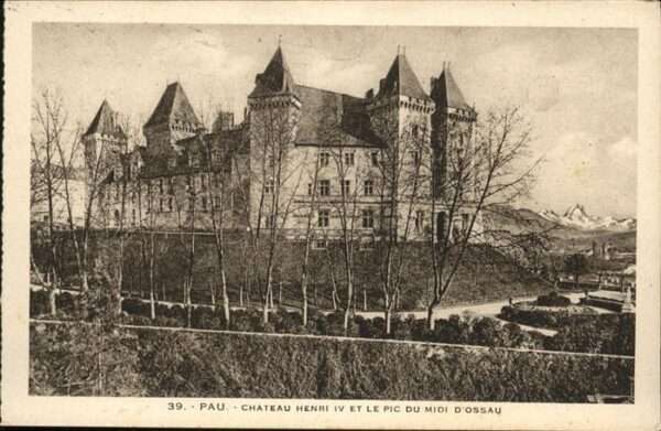 Pau 64 Chateau Henri Pic du Midi Ossau