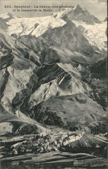 Dauphine La Grave Massif Meije