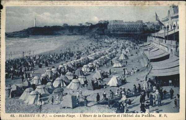 Biarritz Pyrenees Atlantiques Grande Plage Hotel du Palais