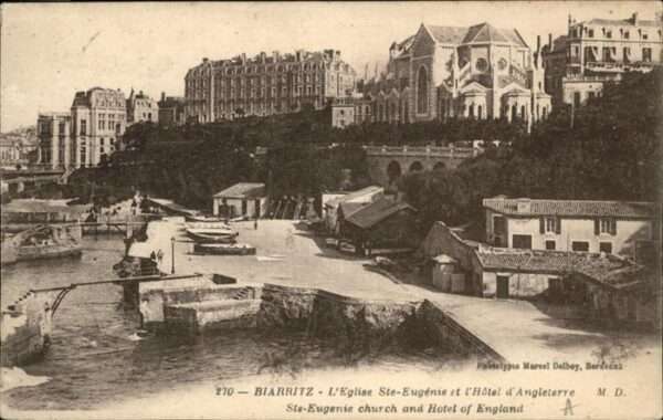 Biarritz Pyrenees Atlantiques Eglise Ste Eugenie Hotel Angleterre