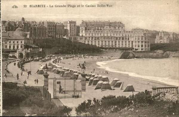 Biarritz Pyrenees Atlantiques Grande Plage Casino Belle Vue