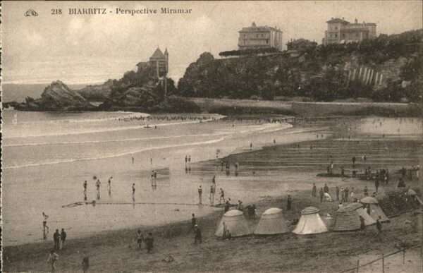 Biarritz Pyrenees Atlantiques Perspective Miramar