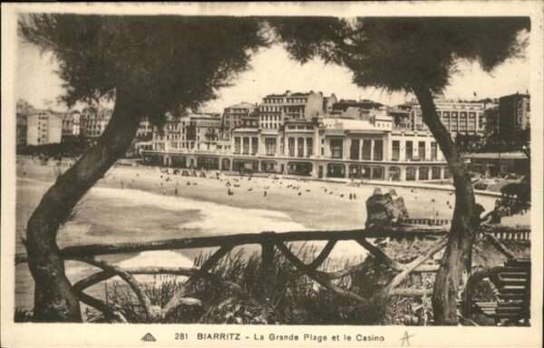 Biarritz Pyrenees Atlantiques Grande Plage Casino