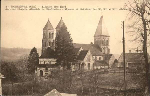 Morienval Oise Eglise Cote Nord