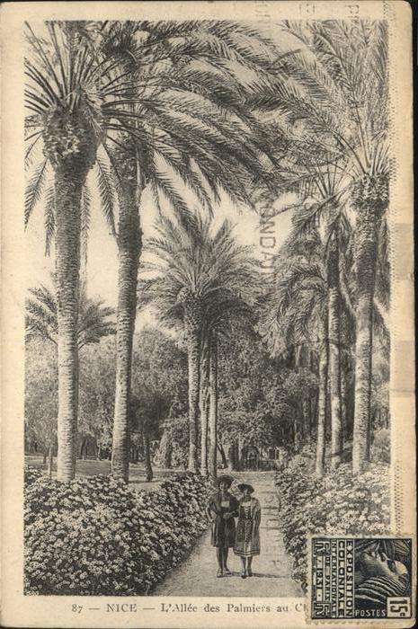 Nice Alpes Maritimes Allee Palmiers