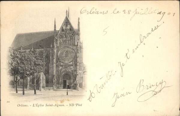 Orleans Loiret Eglise Saint Aignan