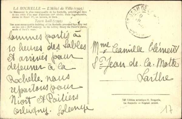 La Rochelle Charente-Maritime Hotel de Ville – Bild 2