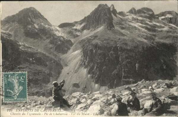 Cauterets Chemin du l'ignemale Pic de Chabarrou C