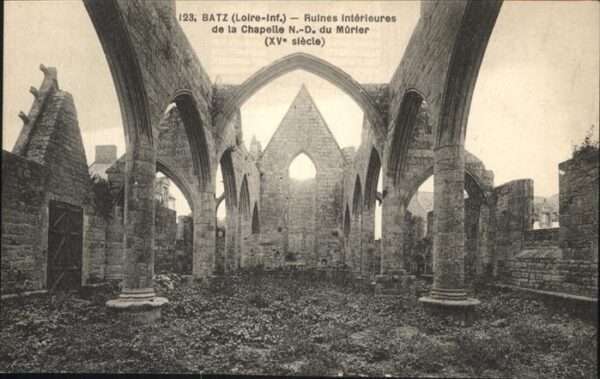 Batz-sur-Mer Ruines Chapelle du Murier