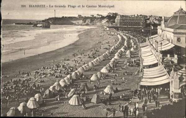 Biarritz Pyrenees Atlantiques Grande Plage Casino Municipal