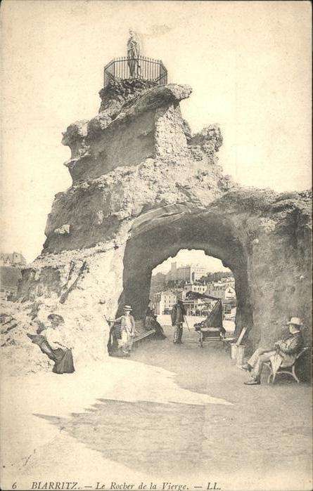 Biarritz Pyrenees Atlantiques Rocher Vierge