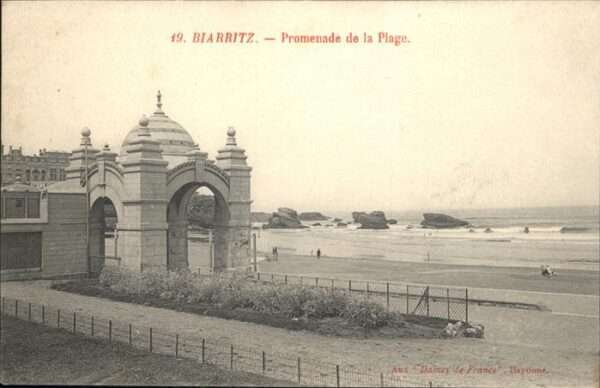 Biarritz Pyrenees Atlantiques Promenade de la Plage