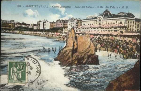 Biarritz Pyrenees Atlantiques Casino Municipal Hotel du Palais