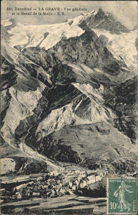 Dauphine La Grave Massif Meije