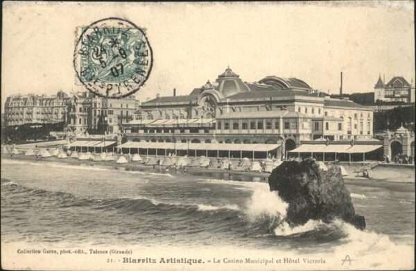 Biarritz Pyrenees Atlantiques Casino Municipal Hotel Victoria