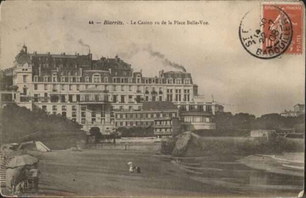 Biarritz Pyrenees Atlantiques Casino place Belle Vue