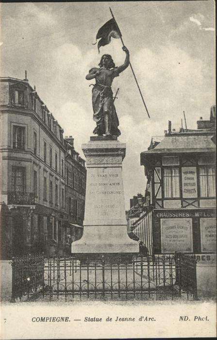 Compiegne Statue Jeanne d Arc
