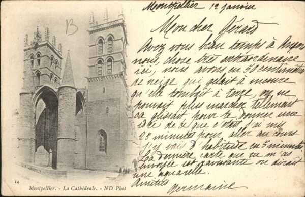 Montpellier Herault Cathedrale