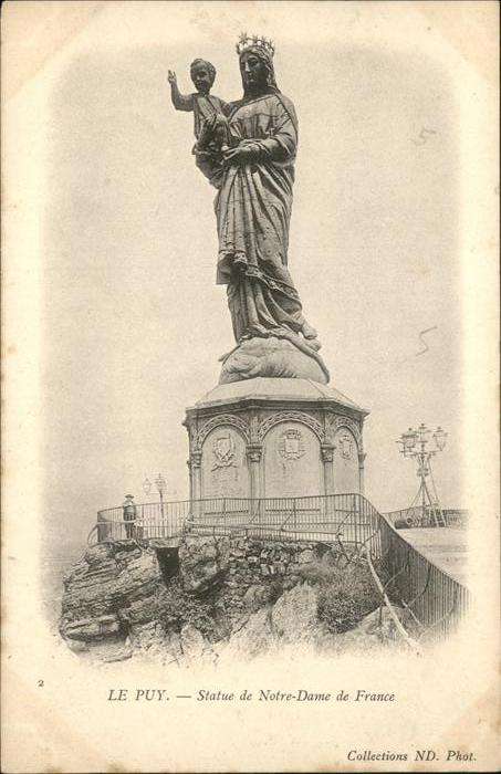 Le Puy-en-Velay Statue Notre Dame de France