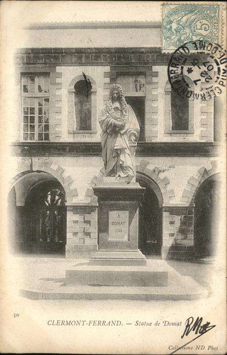 Clermont-Ferrand Statue de Domat