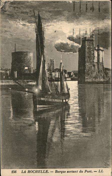 La Rochelle Charente-Maritime Barque Port