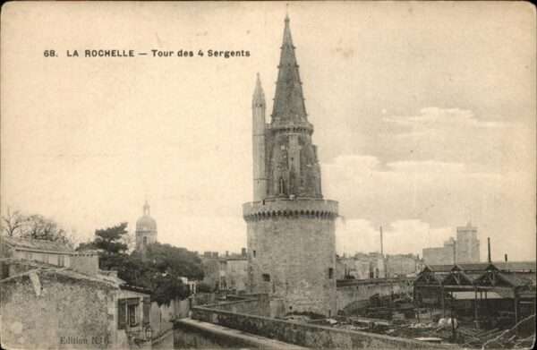 La Rochelle Charente-Maritime Tour des 4 Sergents