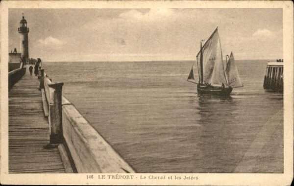 Le Treport Chenal et Jetee