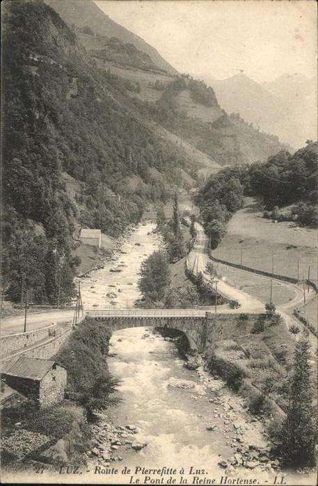Luz-Saint-Sauveur Hautes Pyrenees Route de Pierrefitte