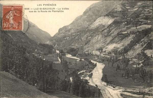 Luz-Saint-Sauveur Hautes Pyrenees Route de Pierrefitte
