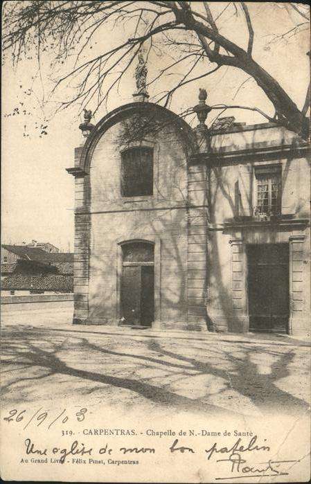 Carpentras Chapelle de Notre Dame