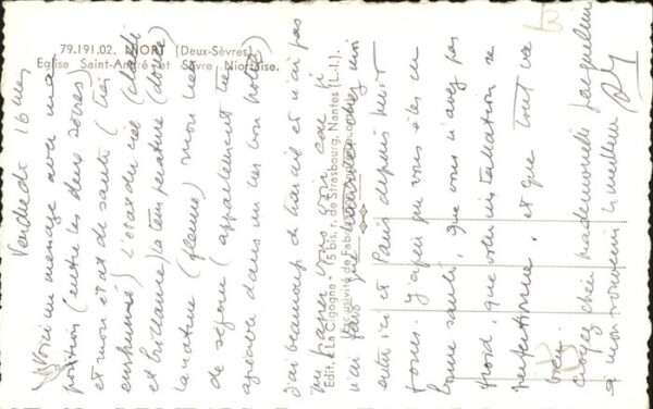 Niort 79 Eglise Saint Andre – Bild 2