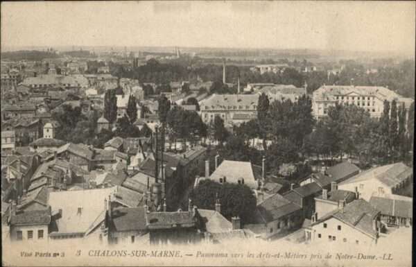 Chalons-en-Champagne Marne Panorama