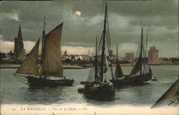 La Rochelle Charente-Maritime Vue sur la Digue