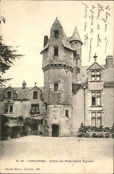 Thouars  Deux-Sevres Hotel du President Tyndo