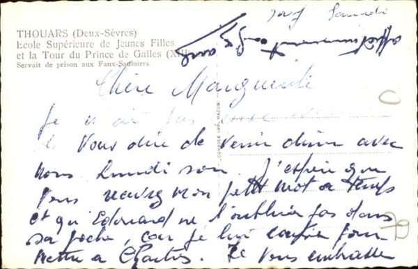 Thouars  Deux-Sevres Ecole Superieure – Bild 2