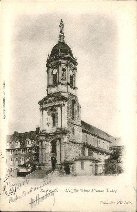 Rennes Ille-et-Vilaine Eglise Sainte_Melaine