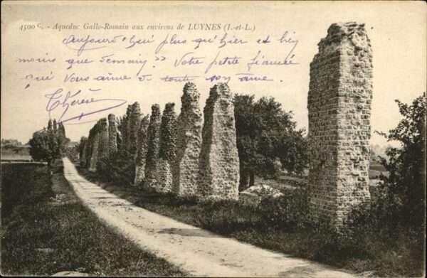 Luynes Indre-et-Loire Aqueduc Gallo-Romain aux environs