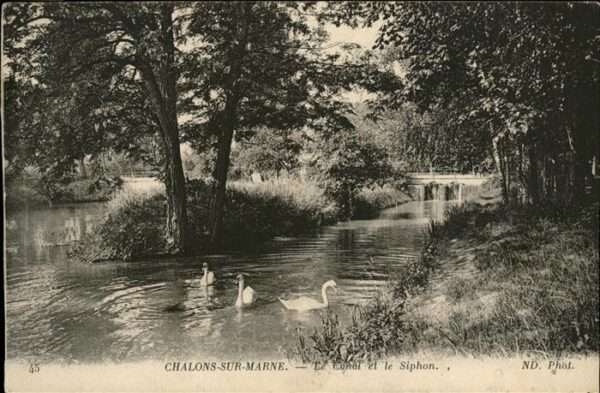 Chalons-en-Champagne Marne Canal Siphon