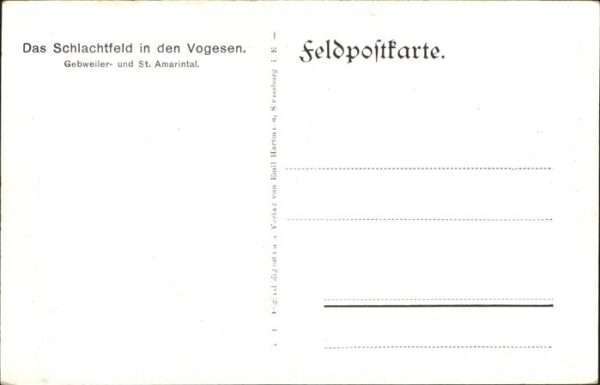 Gebweiler Elsass Schlachtfeld Vogesen – Bild 2