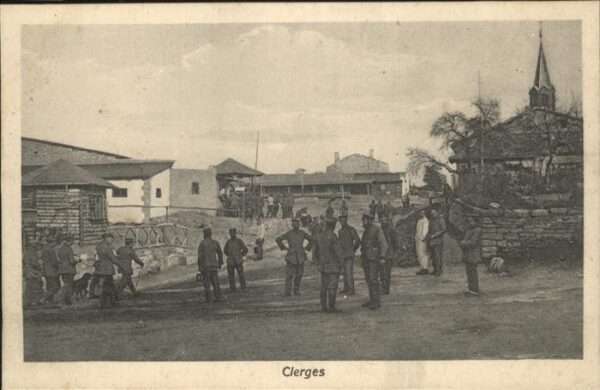 Thonon-les-Bains Clerges Dorfstrasse Soldaten