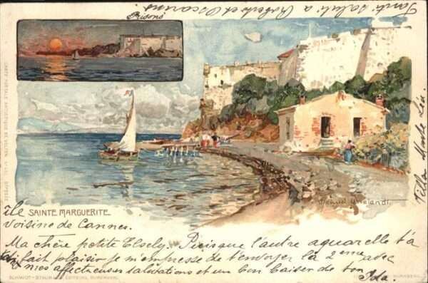Ile Sainte-Marguerite Künstlerkarte Manuel Wielandt
