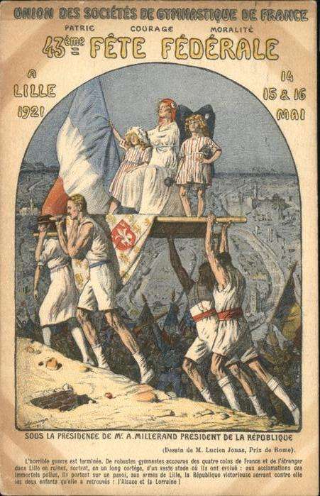 Lille Nord fete federale 1921