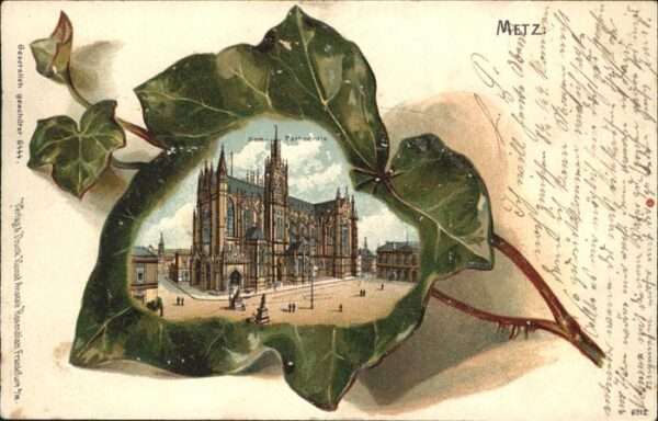 Metz  57 Moselle Cathedrale Prägedruck