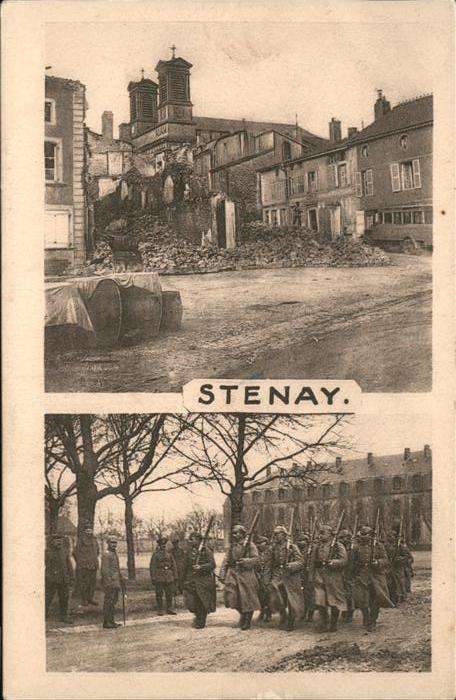 Stenay Teilansicht Soldaten