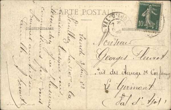 Raon-l Etape Vosges Coin de la Place Jules Ferry bombardee – Bild 2